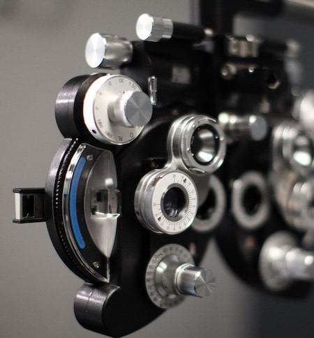 Parkhurst eye examination equipment