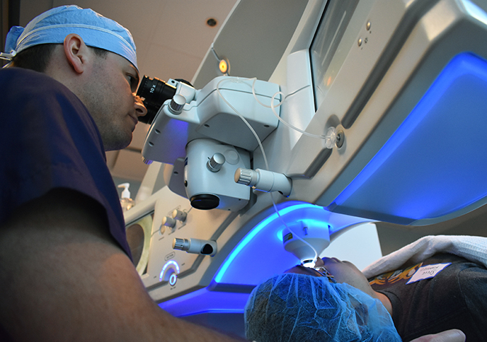 parkhurst surgeon operating on a patient